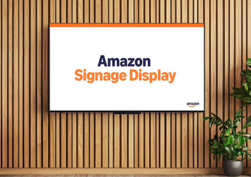 Amazon Signage Display 55 inch with built-in media player